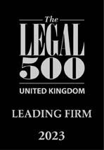 Legal 500 uk leading firm 2022 50x73